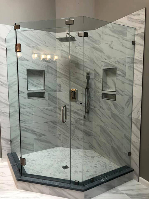 frameless shower door